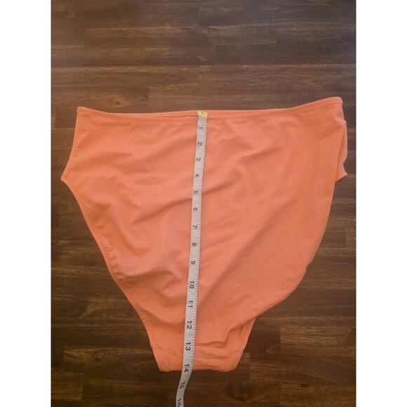 Amazon Essentials Bikini Bottom Coral Pink Size XXL 2XL High Waist Swim NWT - Picture 4 of 6
